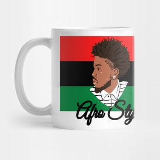 Afro-modern representation of the black community Mug